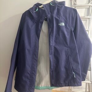 The North Face packable rain jacket